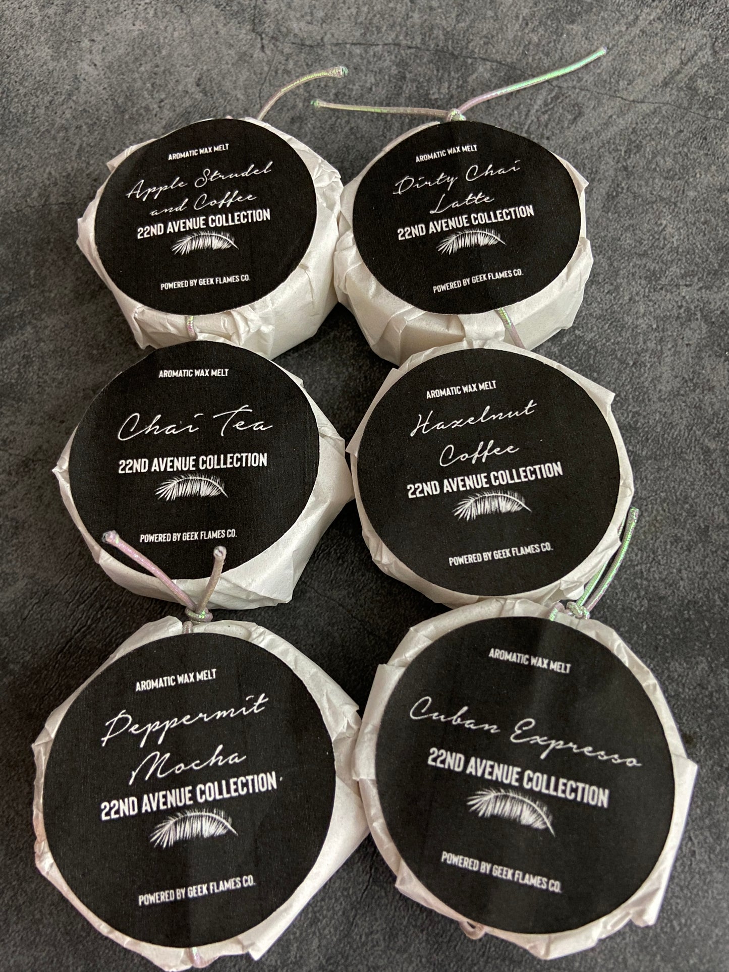 Wax Melt Set made for Coffee Lovers - Each tablet: Net Weight: 30g - 1.06oz Soy Wax Hand Poured Eco-Friendly Biodegradable Long-Lasting