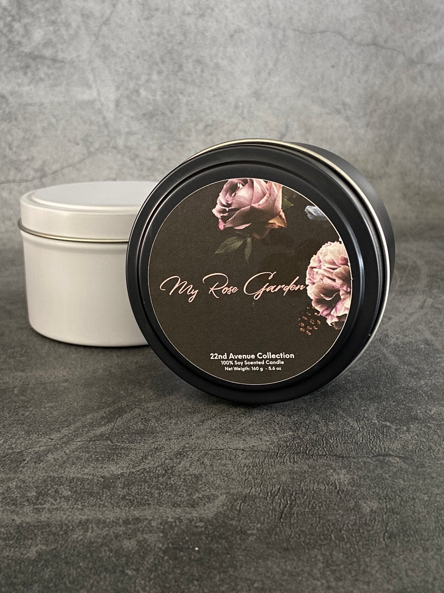 My Rose Garden is our utmost Floral scented candle. It has powerful notes of different Roses and a touch of citrus. If you've ever had the opportunity to be surrounded by blooming roses, you will know what it is. If not, let us show you. My Rose Garden Scent is a combination of Rosewater, Apple Blossom, Mandarin, Verbena, Black Rose, Geranium, Climbing Ivy, Damask Rose, Rosewood, and Musk. A gift to your muse, a gift to feminine energy. Mother's Day, Valentine's Day.